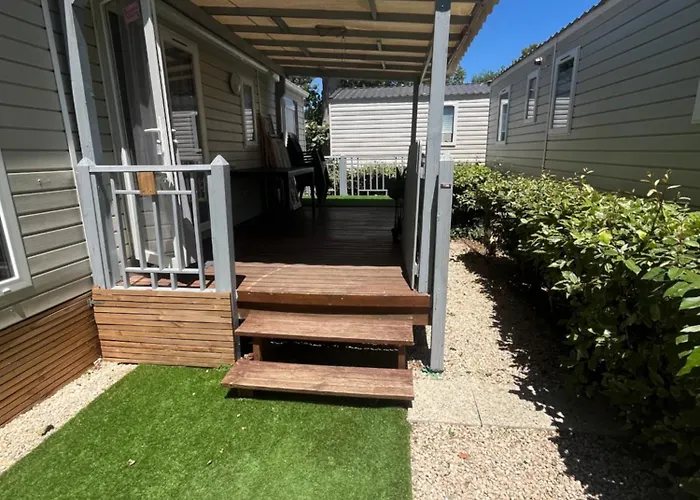 Mobil Home Spacieux 6-8 Pers, Camping 4 Etoiles, La Carabasse